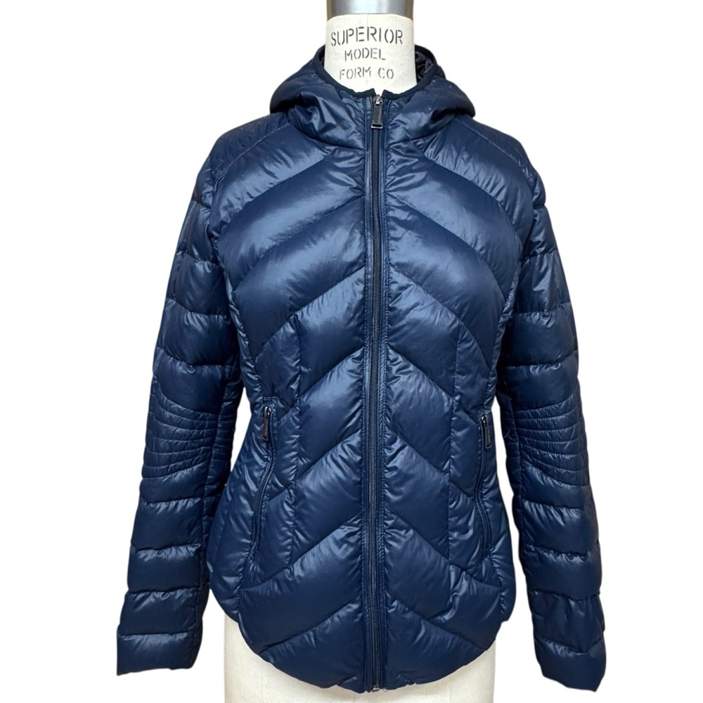 Bcbgeneration Paffer Down Jacket Womens S Hooded … - image 1